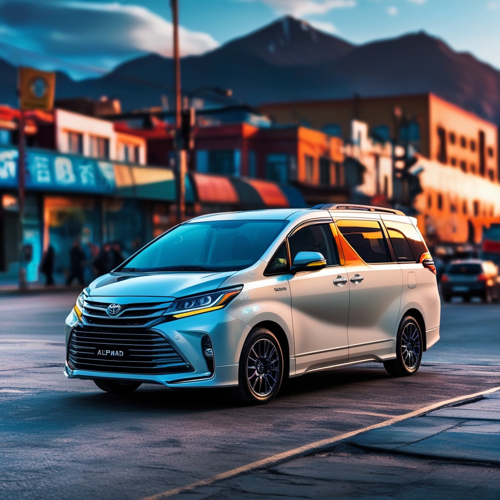 Toyota Alphard for rent in Almaty